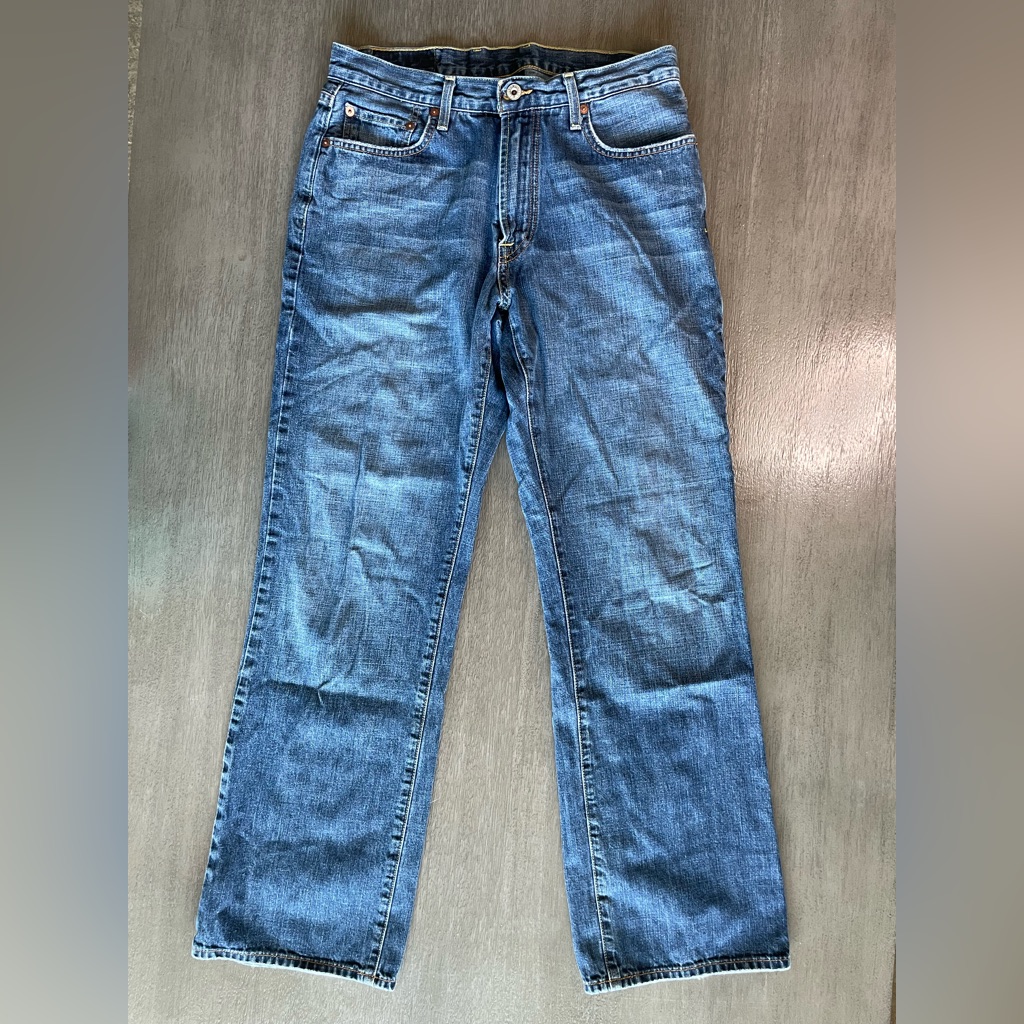 Lucky Brand Mens Bootleg Bootcut Jeans Blue Denim 32